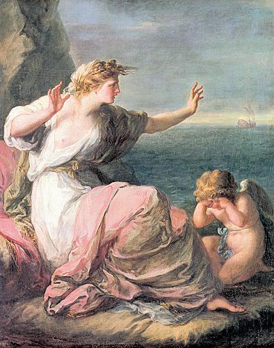 Angelica Kauffmann Ariadne von Theseus verlassen Germany oil painting art